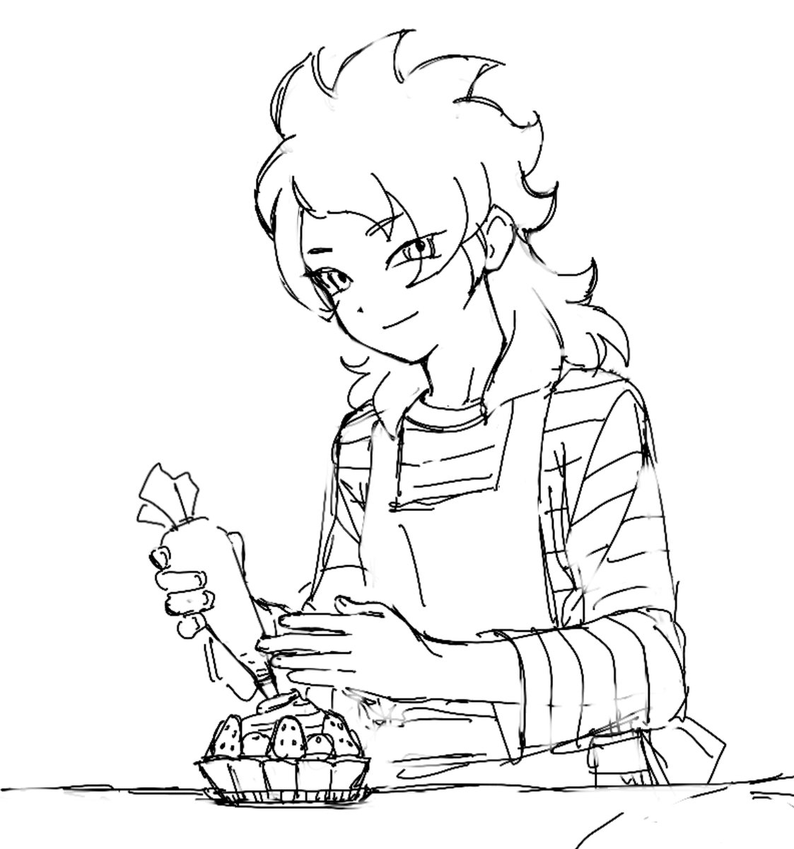 akane_gggg's tweet photo. フルーツタルト作ってるあきお(なぜ) https://t.co/qMPf3JLXj6