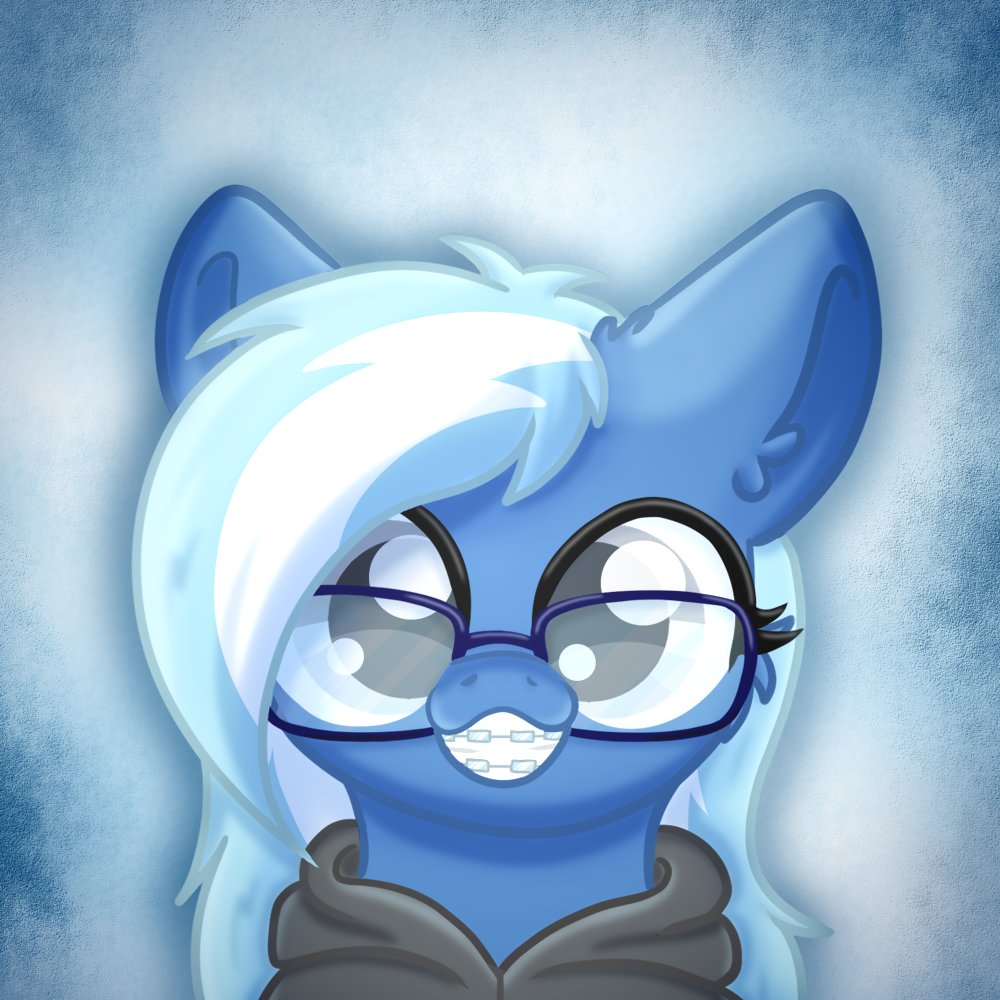 Exobass's tweet photo. PCH's Theme this year is: Back to the old Days

And with that I wanted to draw a typical "Pictureday" kind of thing :D

While I never had braces, the rest of this comes kinda close to my actual style back then https://t.co/RwjsdHdt8h