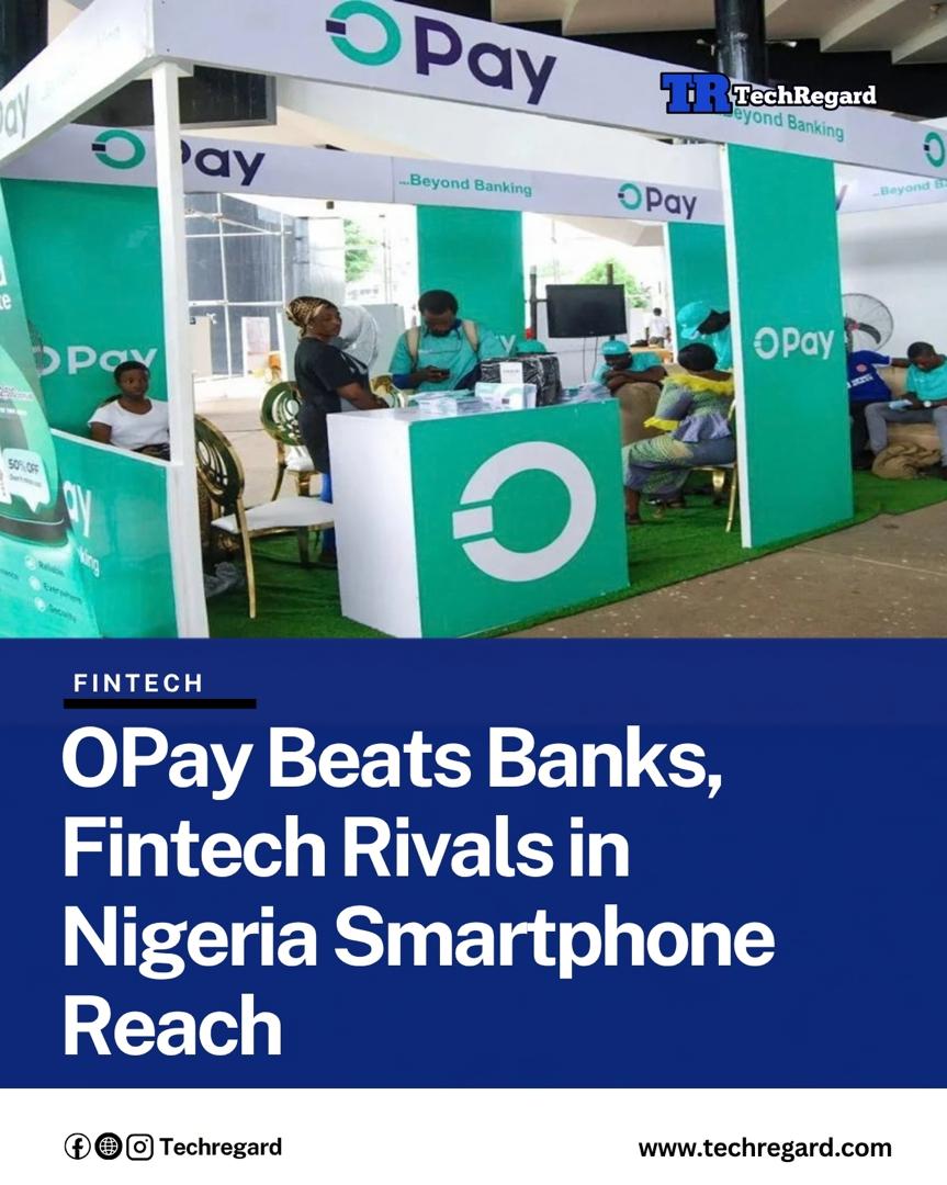 TechRegard's tweet photo. OPay is installed on 69 per cent of smartphones used in Nigeria, making it the most widely present banking and fintech app in the country, according to the Nigeria Smartphone Study 2025.

The study, conducted by Orange Group and KPMG, showed that OPay had a significant lead over other financial apps installed on smartphones among respondents.

PalmPay ranked second with 29 per cent, while Access Bank recorded 16 per cent and Moniepoint 14 per cent.

UBA and GTBank followed with 11 per cent each, while FirstBank had 10 per cent, Zenith Bank nine per cent and Kuda eight per cent. PayPal recorded seven per cent.

The findings put OPay, PalmPay and Moniepoint among the three most commonly present banking and fintech apps on Nigerian smartphones, highlighting the growing role of digital financial platforms in everyday transactions.

click the link to read the full report

https://t.co/EI2mOw6oYY
