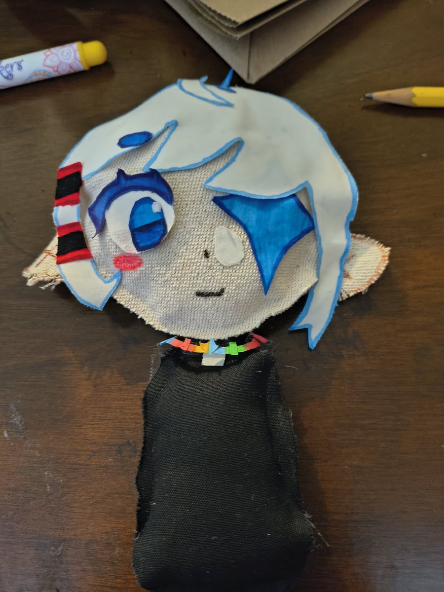 Vailey31424's tweet photo. Sorry for no updates on teh plush uhhhh it's just that I'm hella busy with school and now I am forced to sew the limbs soo I'll take my time since freaking UCHINO liked my prev plushie post @krxpia @emiliii0401 @kittohittodayo @zuizhongyb1t @shnfuyu https://t.co/B4ODSYaqkU