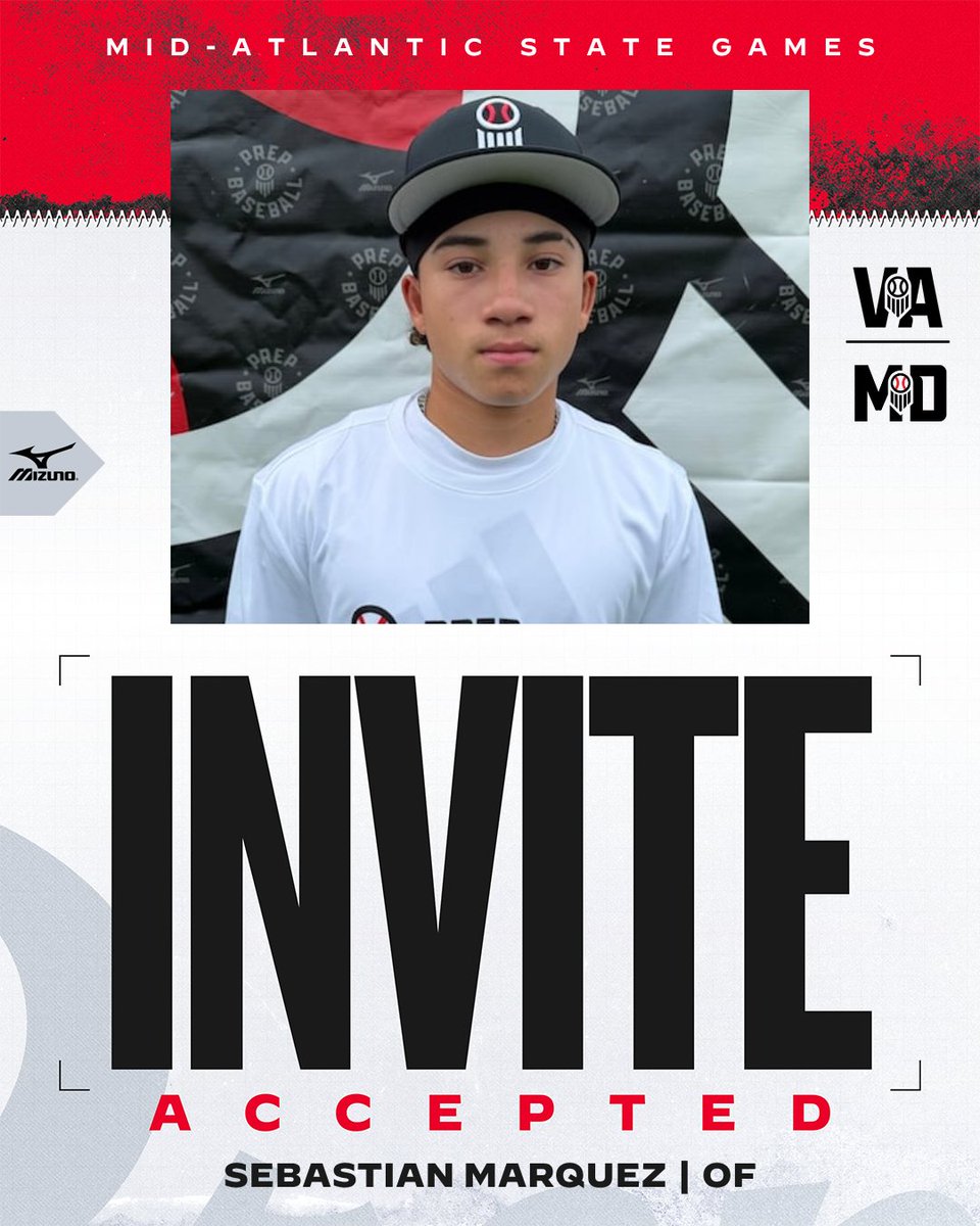 PrepBaseballVA's tweet photo. ⭐ Mid-Atlantic State Games Invite Accepted ⭐
These players are locked in for #MASG26
The blockbuster event of the fall in the Mid-Atlantic is sold out. https://t.co/OmY6XRDuDg