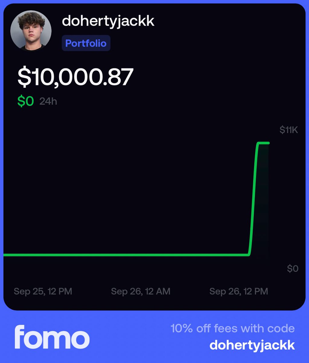 dohertyjackk's tweet photo. Just made a Fomo account… what meme coins should I buy? https://t.co/1Dp7DOjATM