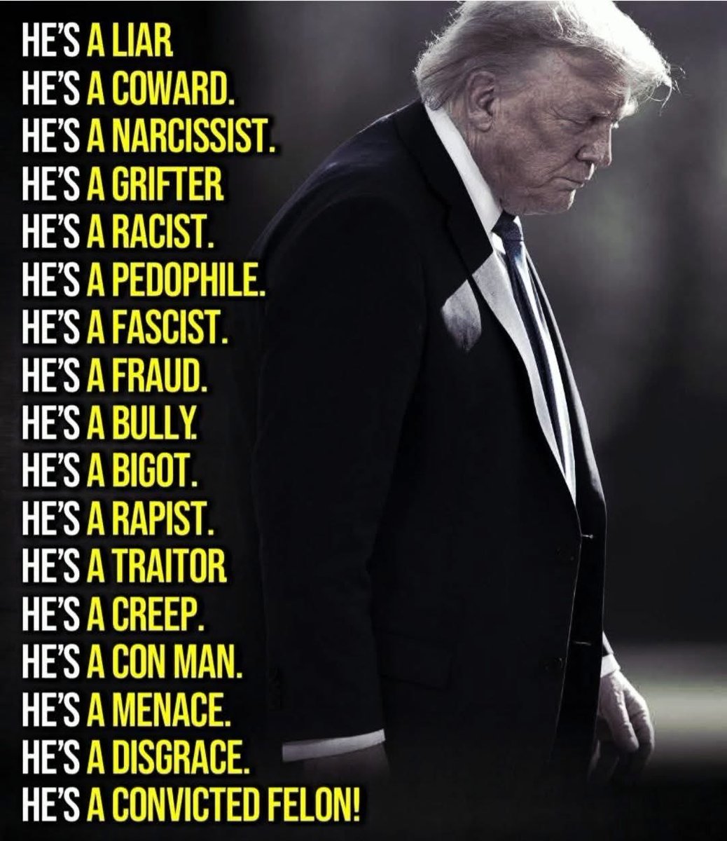 cfbchuck's tweet photo. @awfulannouncing The Felon/Rapist/Pedo In Chief @realDonaldTrump @POTUS https://t.co/0pET1aM7Y0