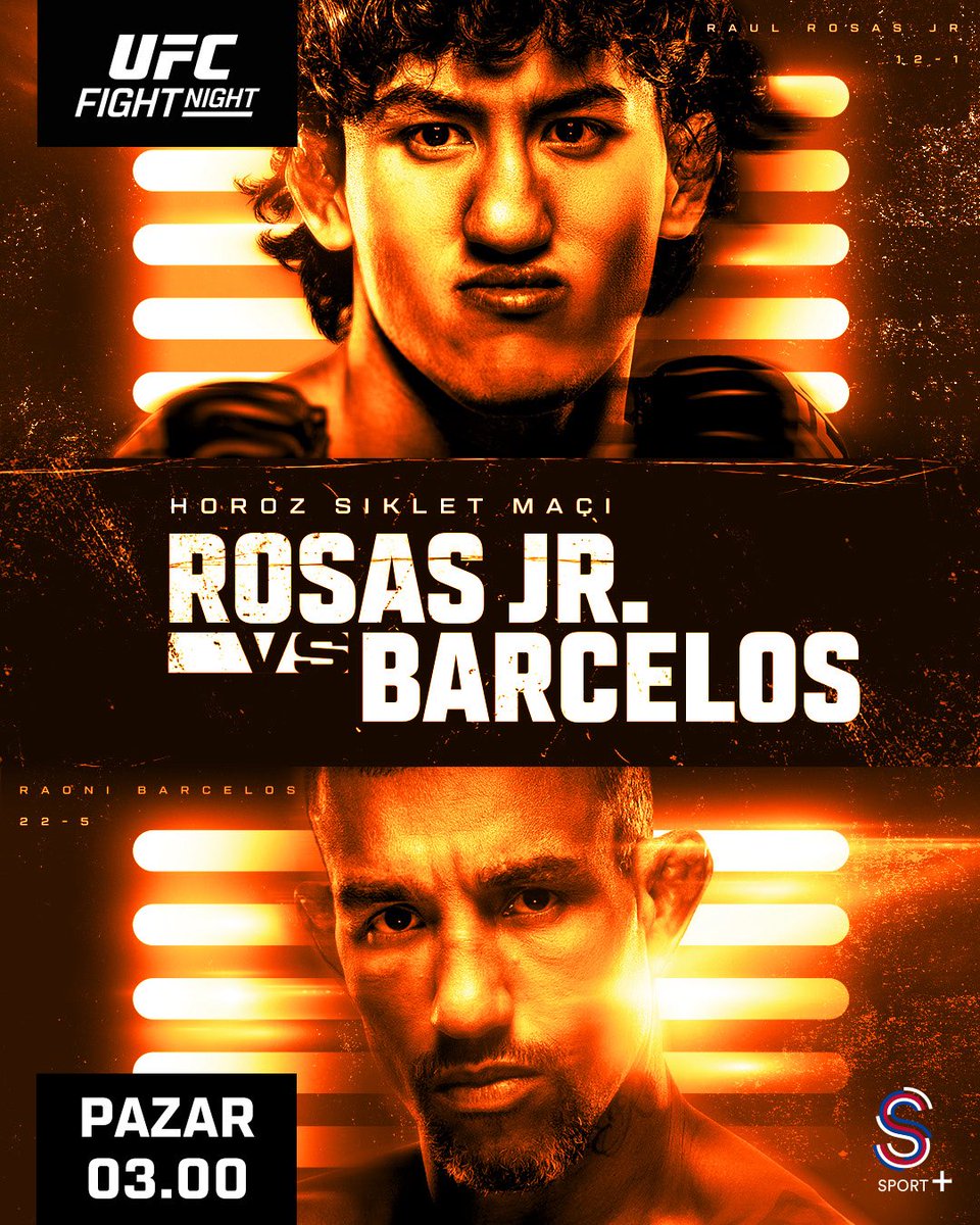 ssportplustr's tweet photo. S SPORT PLUS’TA DÖVÜŞ HEYECANI HIZ KESMİYOR! 🥊🔥

Heyecanlı mücadeleleriyle OKTAGON 94 ve pazar sabahına karşı başlayacak UFC gecesi, canlı yayınlarla S Sport Plus’ta! 📺💥 https://t.co/rNkBh8kY2g