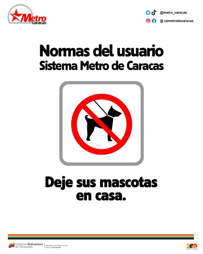 zuairath666's tweet photo. @vivassantanaj_ La señora no lee? Que no se acepta mascotas en el metro? https://t.co/iumLMCPgkY