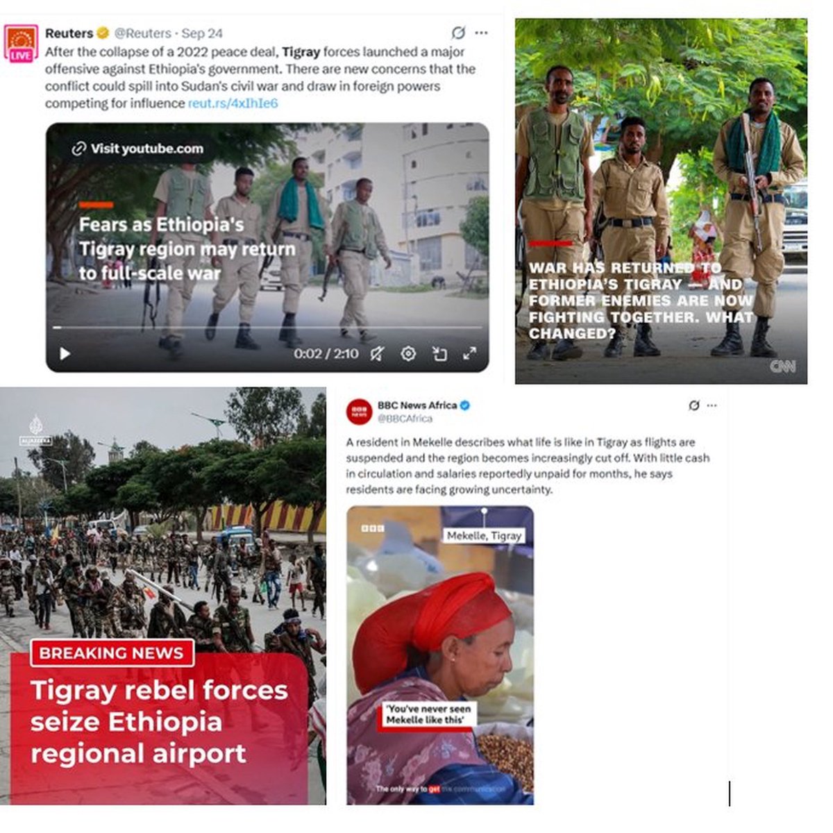 Unity_for_Amhar's tweet photo. Tsmedo supporters are now saying to international media, “We did it too! Why don’t you mention Fano?”

But the real issue is that Fano and the Amhara people’s struggle are being ignored while the TPLF gets the attention. This should be a wake-up call: don’t let the Amhara people be used or played by those who claim to be allies while serving the interests of an old enemy.

Wake up. Don’t let our struggle be erased or hijacked. #አማራዬንቃ