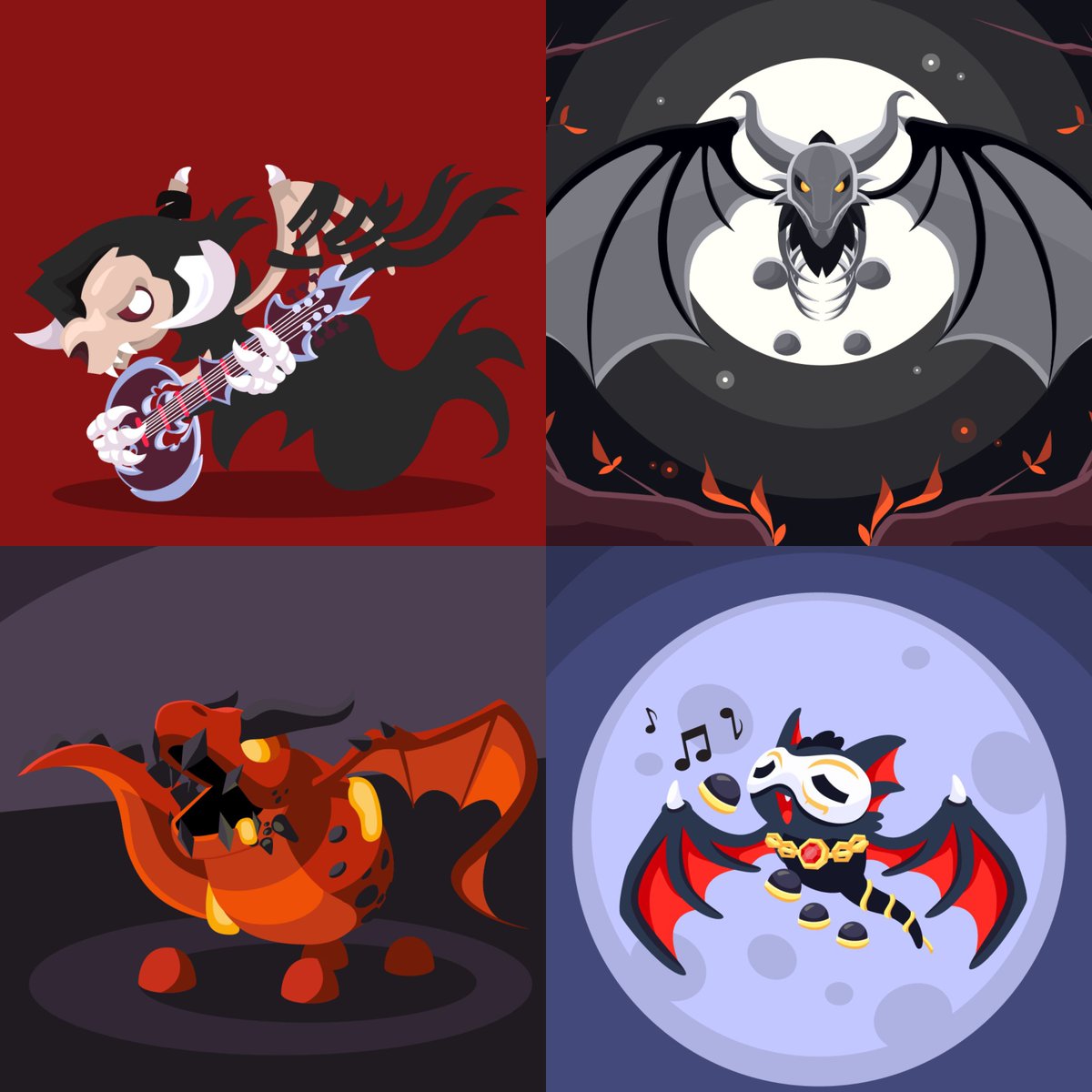 AMEReviews's tweet photo. 🦇 What’s your favorite Halloween Dragon? 
#AdoptMe https://t.co/7e4BArlDd1