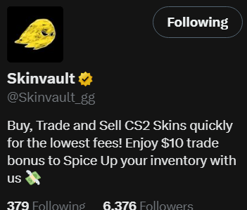 GameTillMorning's tweet photo. @R20_cs @Skinvault_gg Thank you!! https://t.co/2BtS7Ttfe3
