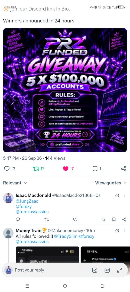 IsaacMacdo21868's tweet photo. @PropFirmsGuru @_PrzFunded @JungZaac @forexy @forexassassins https://t.co/ukv9EDemJC