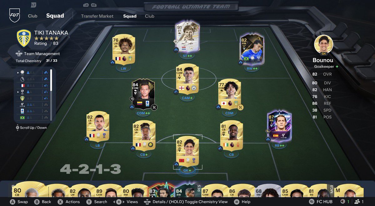 FUTzinkus's tweet photo. Tiki Tanaka FC 👏
I’ve hit the point where I grinded too hard now its time for a million Re-Rolls

#eafc #fc27 #fc https://t.co/H2hq2nu6GF