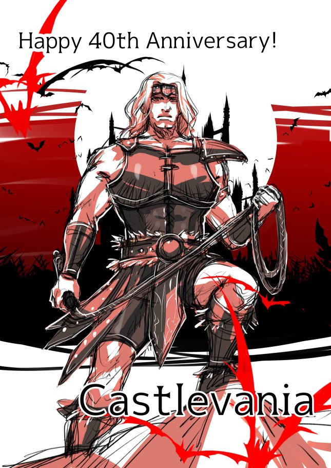 Rosie_Rosie's tweet photo. Happy 40th Anniversary!
#Castlevania https://t.co/5JZ3jIQVk2