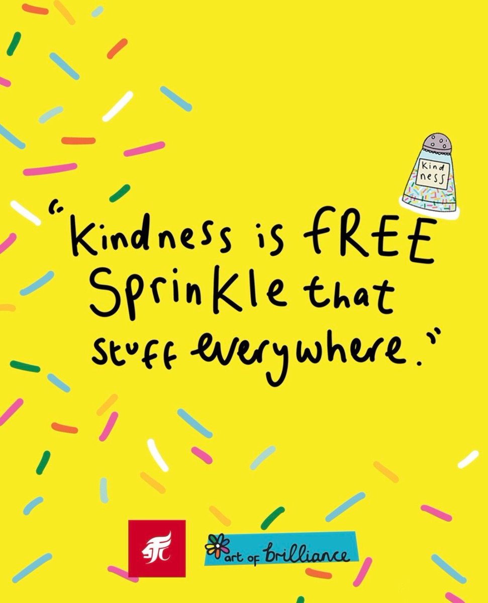 actionhappiness's tweet photo. Kindness is free. Sprinkle that stuff everywhere ✨

Image: https://t.co/Hfle4W7wGG https://t.co/d8uzDys17n