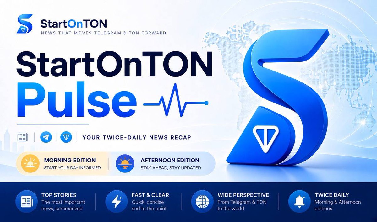 StartOnTONBot's tweet photo. StartOnTON Pulse, Afternoon Edition: Wallet's fourth IPO is Oura, following SpaceX, Bending Spoons and SK hynix. Applications are open inside Telegram until September 28, 22:00 UTC.

The earlier three, quoted at launch levels: SPCXx up 65% from its IPO price, BSPx up 40%, SKHYx up 14%. How Oura trades is unknowable until it trades, worth remembering when three green numbers are doing the persuading.
A demonstration of sending GRAM by tapping a wallet address directly in the chat, with no copying, pasting or app switching to check the last four characters.
In the Telegram beta for iOS, the search button has been removed from the navigation and moved into settings.
Unconfirmed chatter that the My Wallet and Gram Wallet team is preparing a mint of roughly 1,400 My Wallet NFT Cards at around 80,000 GRAM. What is confirmed is a test mint that took the collection from 903 to 909. No official word on a full drop.
GRAM trading at $1.4908, up 4.76% over 24 hours.

https://t.co/W1meAq4G5S