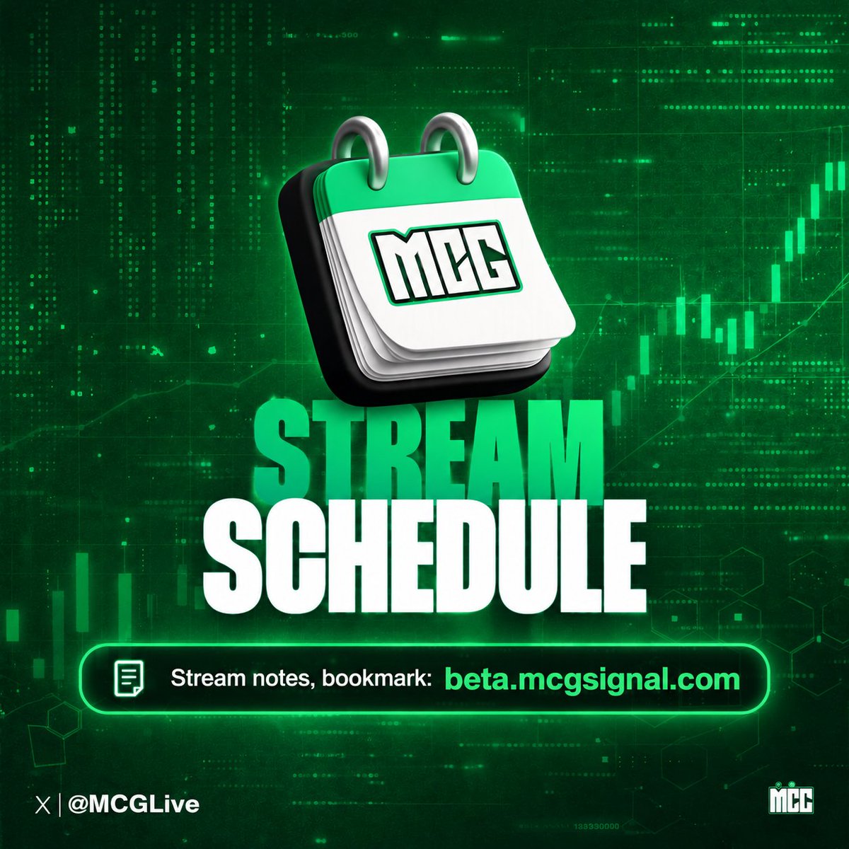 MCGlive's tweet photo. This Week on MCG, presented by @fomo, @MetaDAOProject 

Monday 9/28
12:30 - $RHEA @rhea_finance w/@aescobar0g (@NEARProtocol eco)
1:00 - $PRM @prm_market w/@dannydonnie1
1:30 - $BUN @BundleCatAI @uv w/@justinbebis

Tuesday 9/29
12:30 - $ORBIO (holding on fomo) @FarmerJoe0x. Follow: https://t.co/d0bw84kmMA
1:00 - $MANY @manyways_rh w/@fatbeeff

Wednesday 9/30
12:30 - $CRED @crediblefin w/@Arp_it1 (@MetaDAOProject eco)
1:00 - $ORE @ore w/@hardhatchad

Thursday 10/1
12:30 - base:0xfbc2051ae2265686a469421b2c5a2d5462fbf5eb @OpenGradient w/@0xdeltahedged
1:00 - solana:9h5AzEQzYu9CV5K6uLtFRMD1KcbxZSFNxZEgBTNfw5Na @stonkcatsnft w/@lech77eth (@LaunchOnSF eco)

Friday 10/2
12:30 - $SERV @openservai w/@open_founder
1:00 - Open Slot - DM @DineroDom0 to book

For recordings sub to - https://t.co/fXjboXQkTi
Follow @met_lparmy to learn how to DLMM
Swap to solana:USDvUSpnhCr9yBgj3UyVrD239HRUv4RsHwH2FxsWuMk with @solomon_labs 
Stream notes, bookmark: https://t.co/999amMW1Is