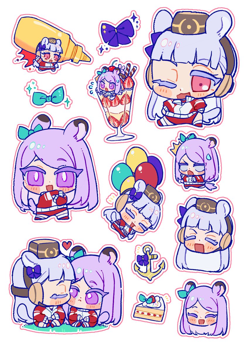 JunClaunce's tweet photo. Sticker sheet~
#gorumaku
#ゴルシマック
#ゴルマク https://t.co/emojZeztZ0