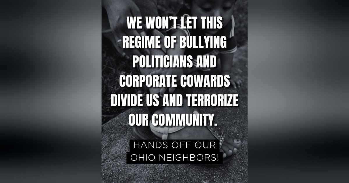 OhioNeighborNet's tweet photo. Americans value freedom, but Trump and MAGA are bullies for billionaires. Congress must stop financing their war on our cities, healthcare, and kids. Demand an end to ICE abuse to keep our communities safe and free. https://t.co/FzDvj62FEn https://t.co/lwWCll5PHJ