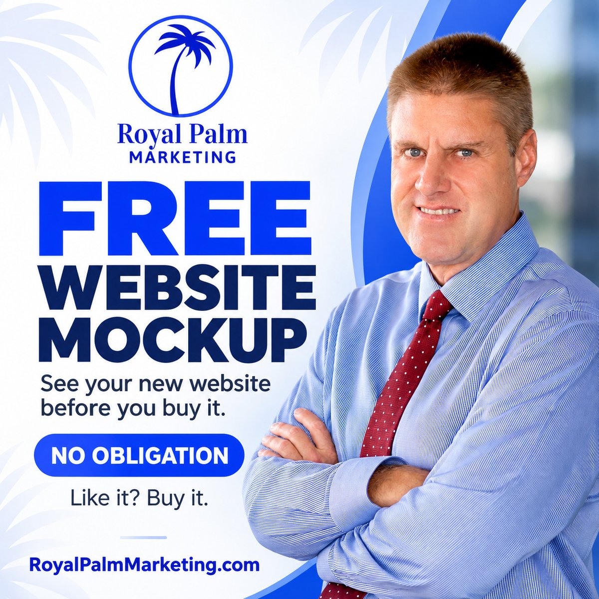 HealthMktg's tweet photo. What would your business look like with a better website? See it before you spend a dime. We’ll create a FREE website mockup with no obligation. Like it? Buy it. Don’t? No pressure. Contact us today! https://t.co/d9Oy5GzyN2