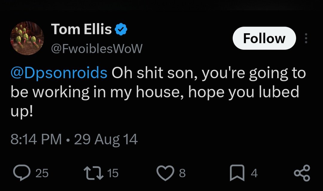 tametoken's tweet photo. @pcgamer Tom Ellis threatened to rape a customer too. Don't buy WOW Forever. That freak may get your home address. https://t.co/5AKZO10tmB