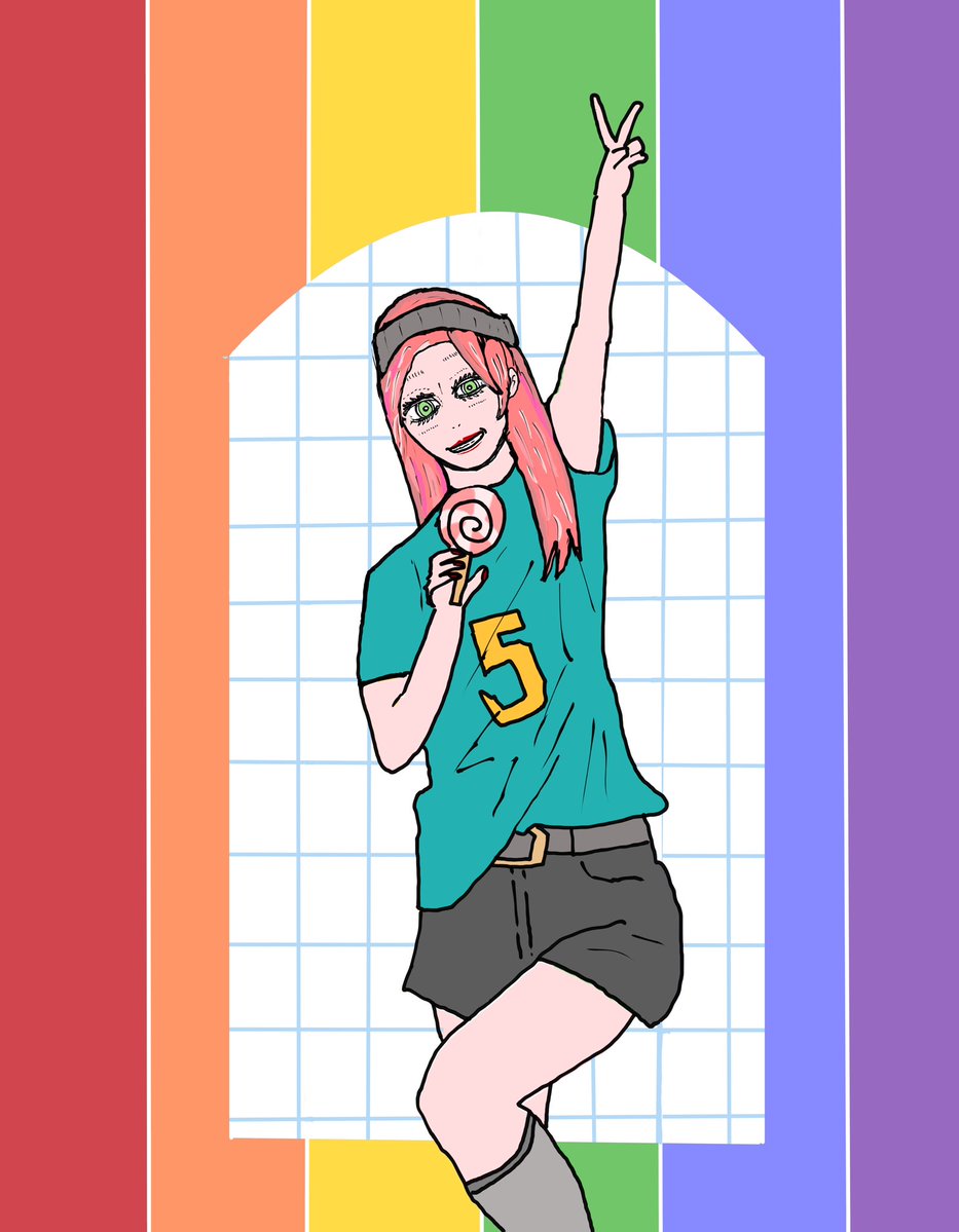 kingislebro's tweet photo. Rainbow #イラ���ト　#イラスト好きさんと繋がりたい https://t.co/sAxmVuknMi