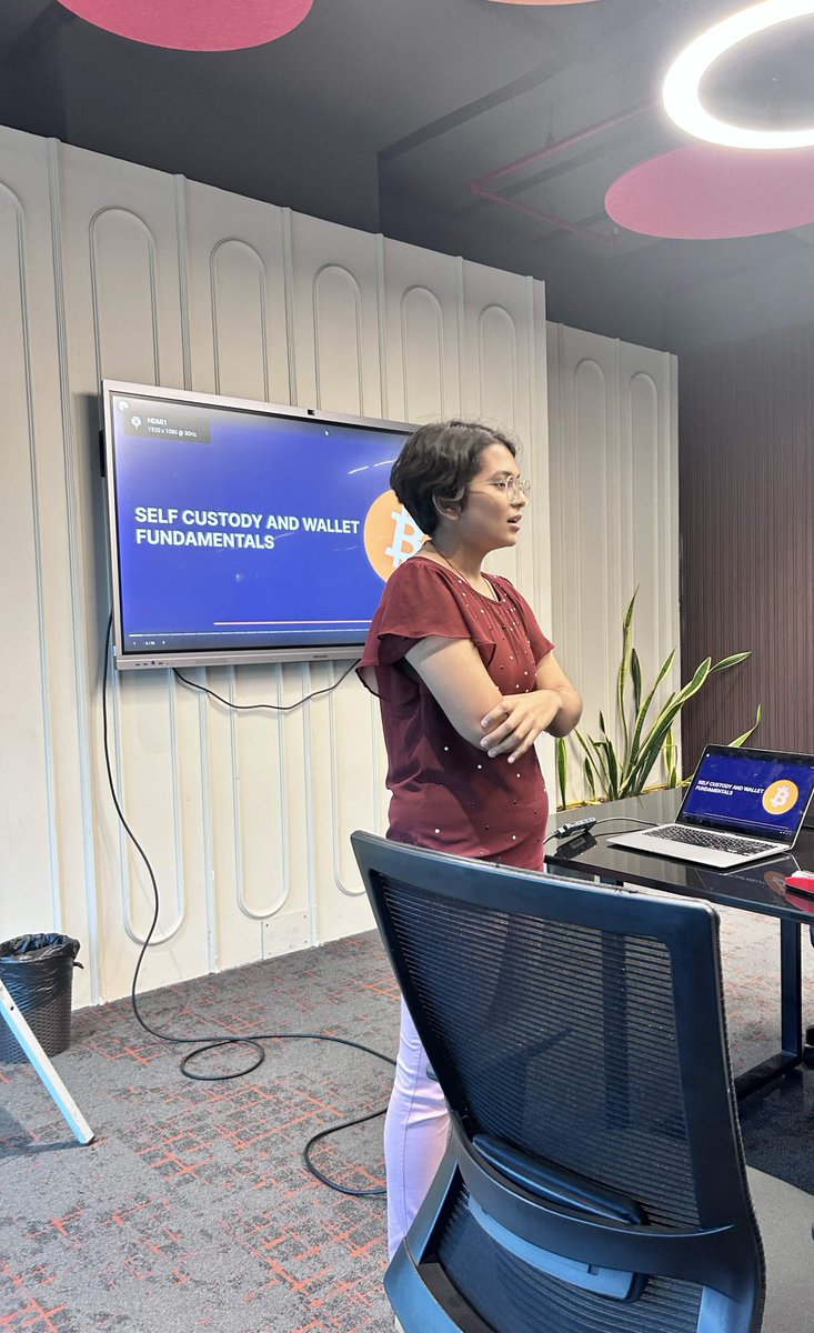 bitshala_org's tweet photo. Huge thanks to everyone who joined the Hyderabad Meetup today 🧡

We went deep into Bitcoin wallets, self-custody, and what it really means to hold your own keys.

Special shoutout to @codingp110 for the brilliant presentation on wallets & self-custody 🔐

See you at the next one 🫡