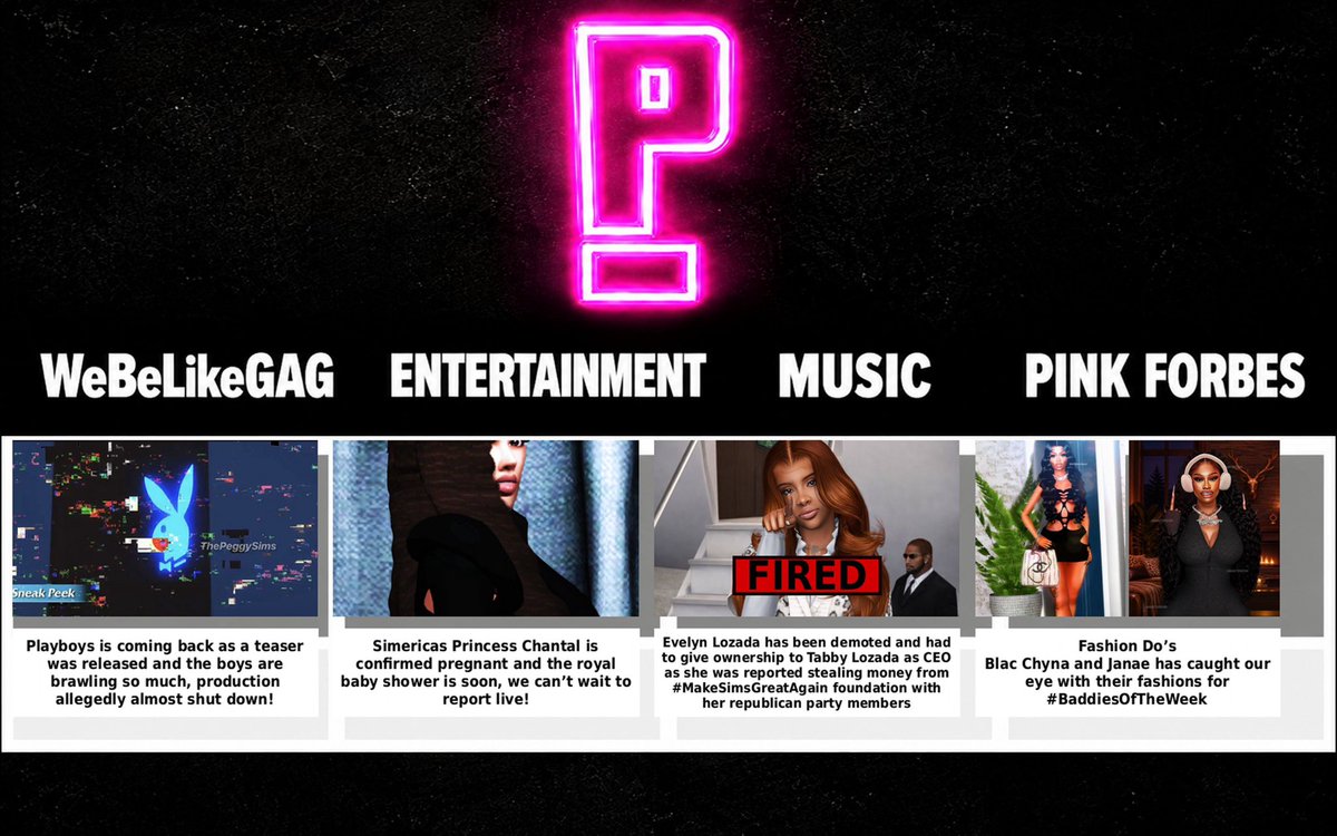 PinkNetwrk's tweet photo. PINK NETWORK 💒

From reality TV chaos to royal baby news, a major CEO shakeup and this week’s fashion standouts.. Pink Network has the stories everybody in Simerica will be talking about.

Four stories. A LOT to unpack. 👀

Read each story below ⬇️ https://t.co/6tBzTCjpCy