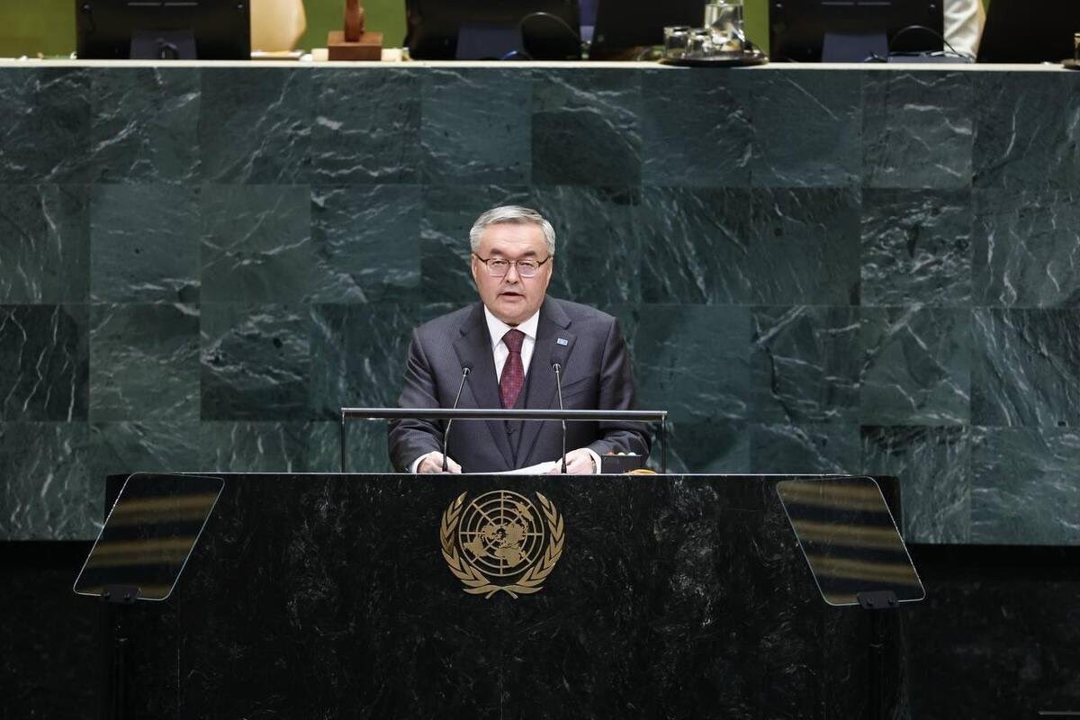 MBTileuberdi's tweet photo. Addressed #UNGA81 General Debate

Kazakhstan will continue to choose cooperation over confrontation and remain a reliable partner for peace, security and sustainable development.

🔗 Read more about my address: https://t.co/1csQWOllHR https://t.co/JxDbYhZjwd
