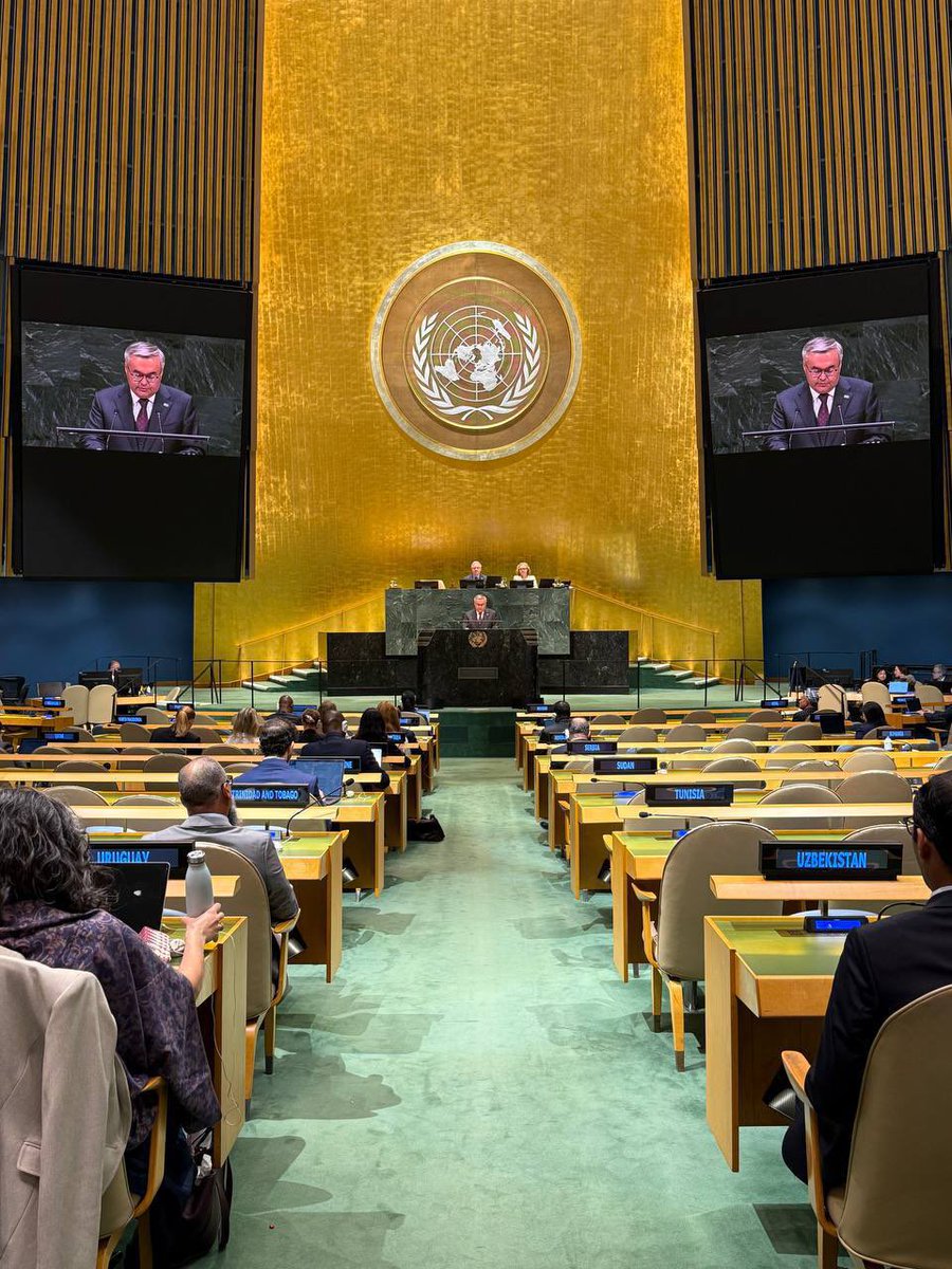 MBTileuberdi's tweet photo. Addressed #UNGA81 General Debate

Kazakhstan will continue to choose cooperation over confrontation and remain a reliable partner for peace, security and sustainable development.

🔗 Read more about my address: https://t.co/1csQWOllHR https://t.co/JxDbYhZjwd
