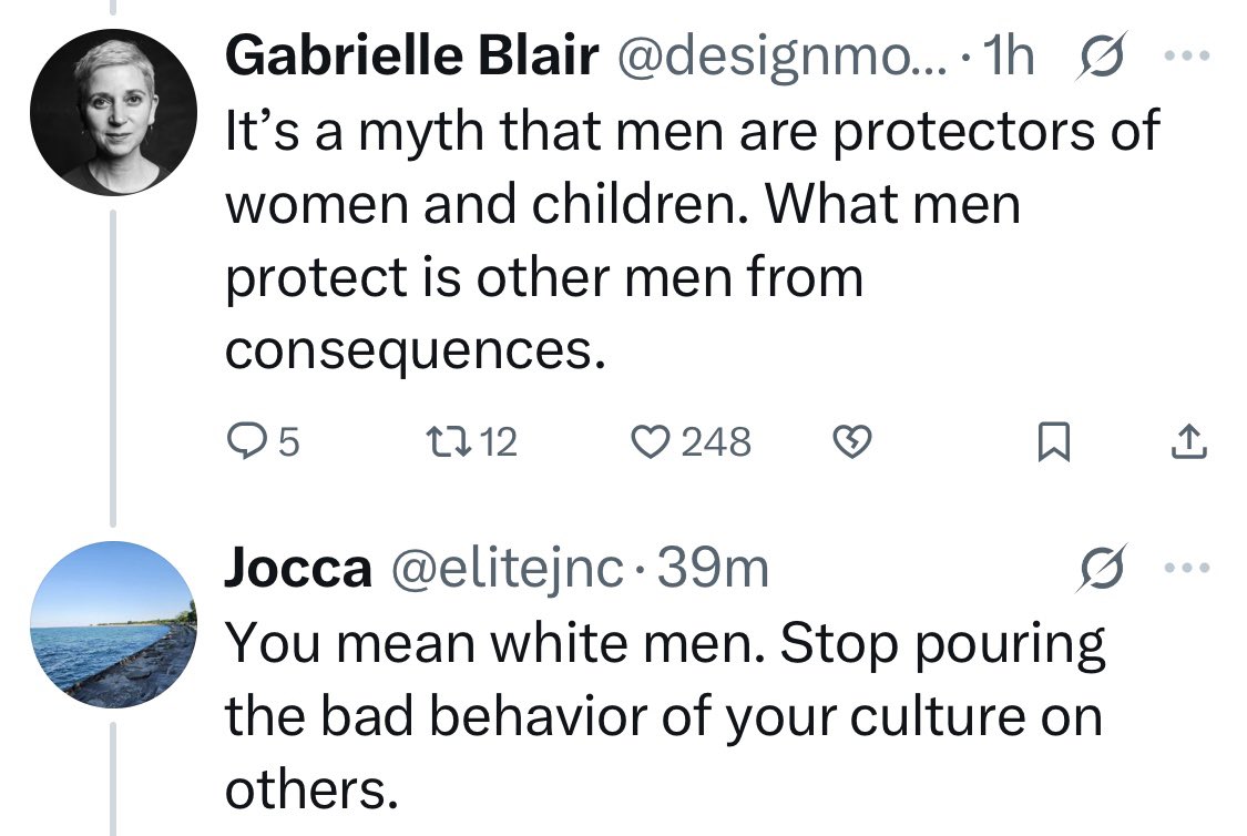 designmom's tweet photo. Yes, white men are shit at protecting women and children. And so are the rest of the men. Across every culture and community in the world, WOMEN are the primary protectors of women and children. In contrast, men are the primary PREDATORS of women and children. https://t.co/q8CSCsyrQA