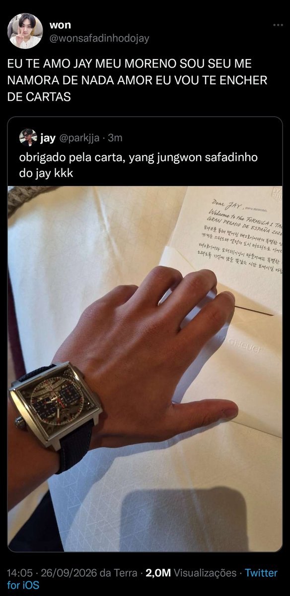 associei's tweet photo. #jaywon au 

onde jungwon consegue entregar uma cartinha para seu maior ídolo, Park Jongseong. https://t.co/mCJU9G9Ywe