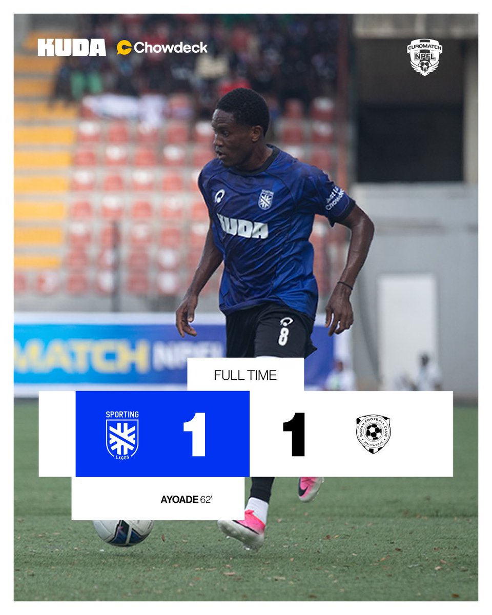 SportingLagos's tweet photo. Fulltime https://t.co/j9QvQG7WFh