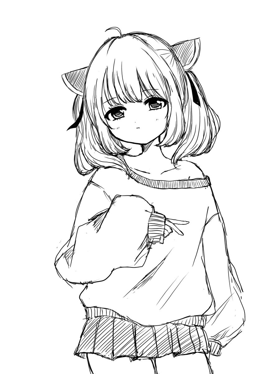 ku6goma's tweet photo. オフショルスウェットきりたん https://t.co/xQDCafbyDo