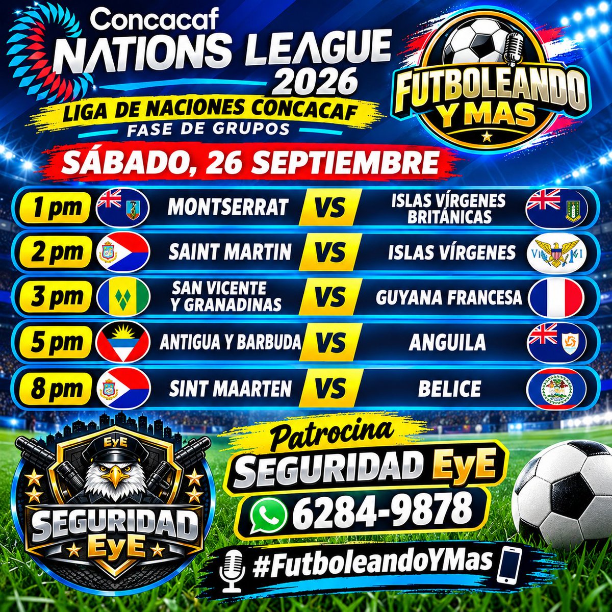 Florencioag's tweet photo. Si quieres que tu empresa aparezca en la imagen contacta conmigo al  8821 9620 
FUTBOLEANDO Y MAS CR https://t.co/l6DdUFISGN