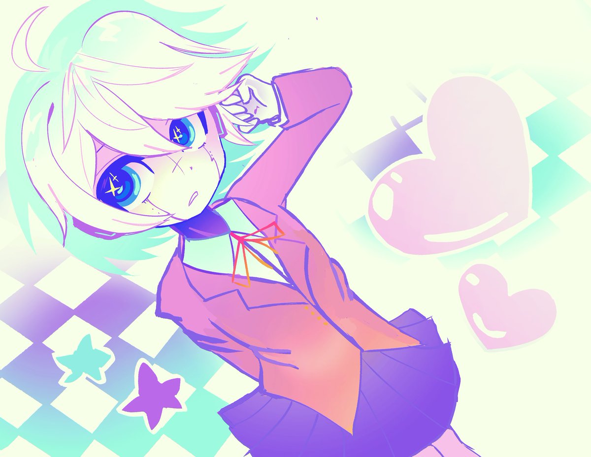 kiriki7k's tweet photo. -What-? You’re really saying I have to draw the other two, too..?! And I also have to work on commisions?! No way…!!!
This is fine for now, right~?

It’s Doki~Doki♡ https://t.co/duNjUjX0Y9