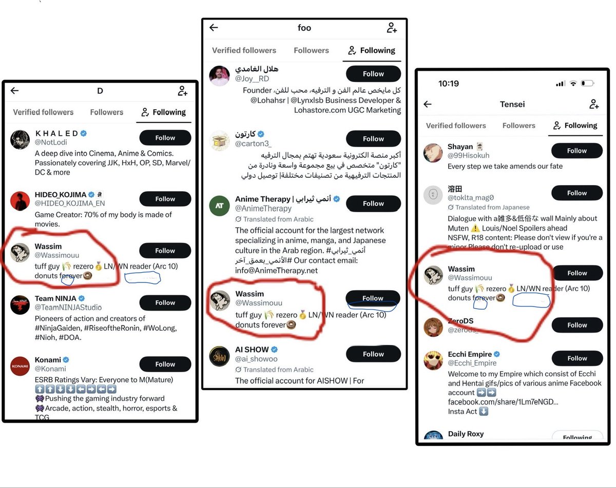 Okeanix1's tweet photo. Peacecommander, the most famous Mushoku Tensei account on TikTok, got caught again trying to frame Re:Zero fans by posting fabricated data.

Look at the spacing in the third image he posted LMAOO. 

He failed to fabricate it perfectly ahahaha.

Don’t delete this. https://t.co/SbAdPCdGsB