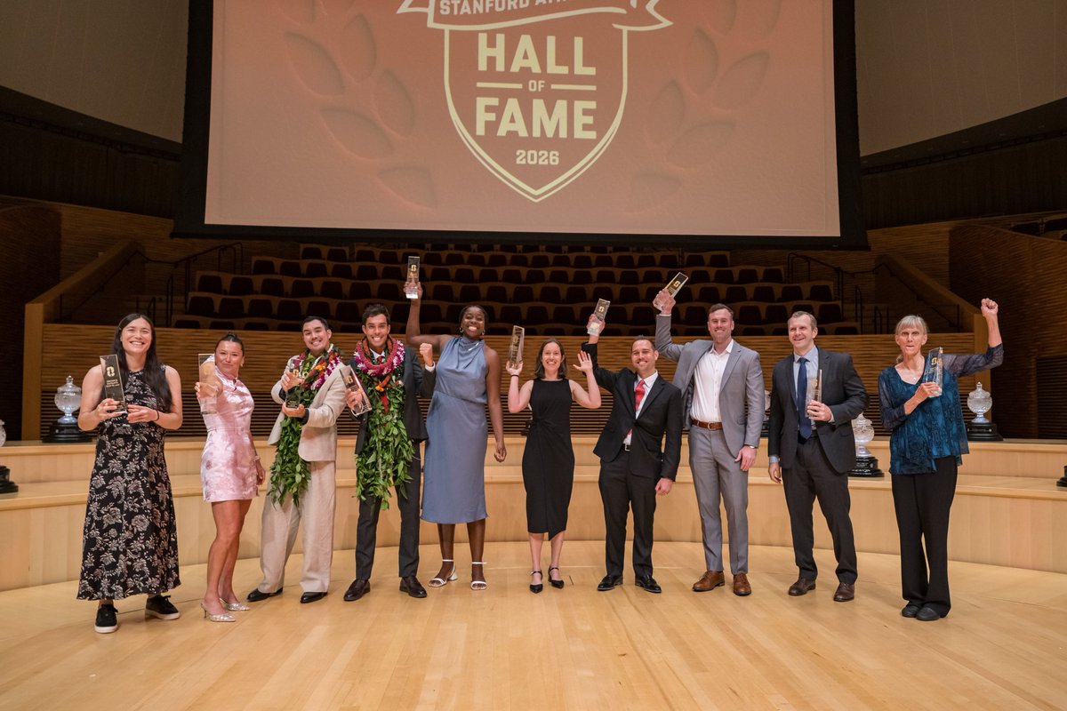 GoStanford's tweet photo. An amazing evening celebrating our 2026 Hall of Fame class! https://t.co/NQHE2gOUi1