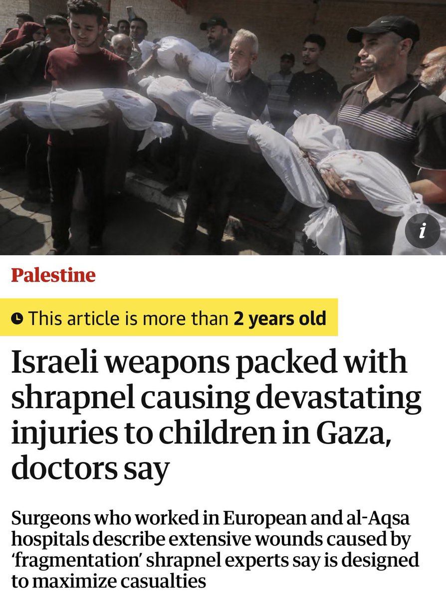 soholarryone's tweet photo. @CalMEurofan It's not just NYT though. Several news outlets confirm the investigation. Like Guardian found out the bullets are from Israeli weapons. And with the newly Israeli movie, Naza, we know IDF don't gaf about killing children, or civilians for that matter. It's a genocide. https://t.co/18GDi5lk1c