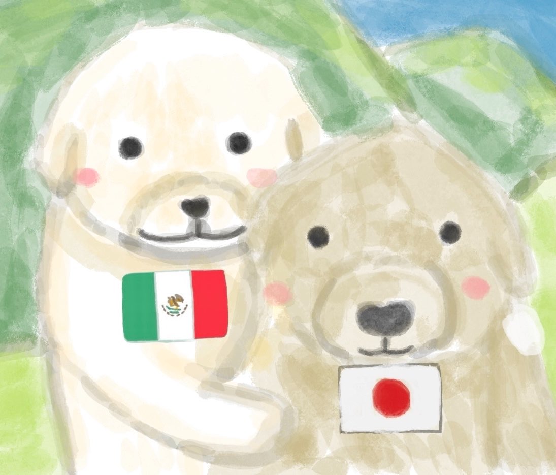 harukaze_illust's tweet photo. メキシコ🇲🇽の人がたくさんフォローしてくれて今これ https://t.co/CzcBo53Kvb