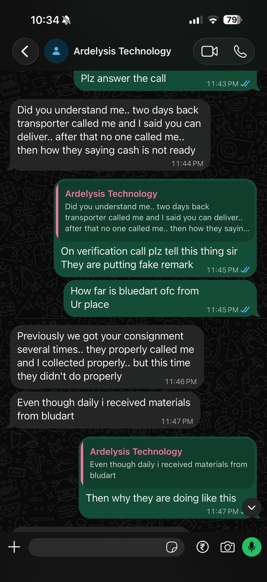 UMBCUP's tweet photo. @BlueDart_ Hello this is to inform you that I thought bluedart is very professional company and they charge so heavy so they wil provide good service
I have send one courier AWB 80164230996  which shows all three attempt as fake remarks no attempt made plz resolve issue https://t.co/RvoBJyfgDo
