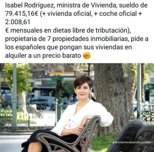 pepeluspain's tweet photo. Què hacemos con los 7 pisos de la  burracona socialista esta ? https://t.co/ERh69bsk31
