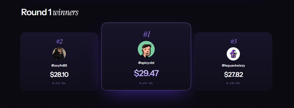 shillpayonX's tweet photo. Payouts sent to the winners of round 1!

Transaction 1: https://t.co/hr2HJp2btu

Transaction 2: https://t.co/8TnY2nMqRm

Transaction 3: waiting for @oxyfn89 to reply. https://t.co/CxF09wzvy2