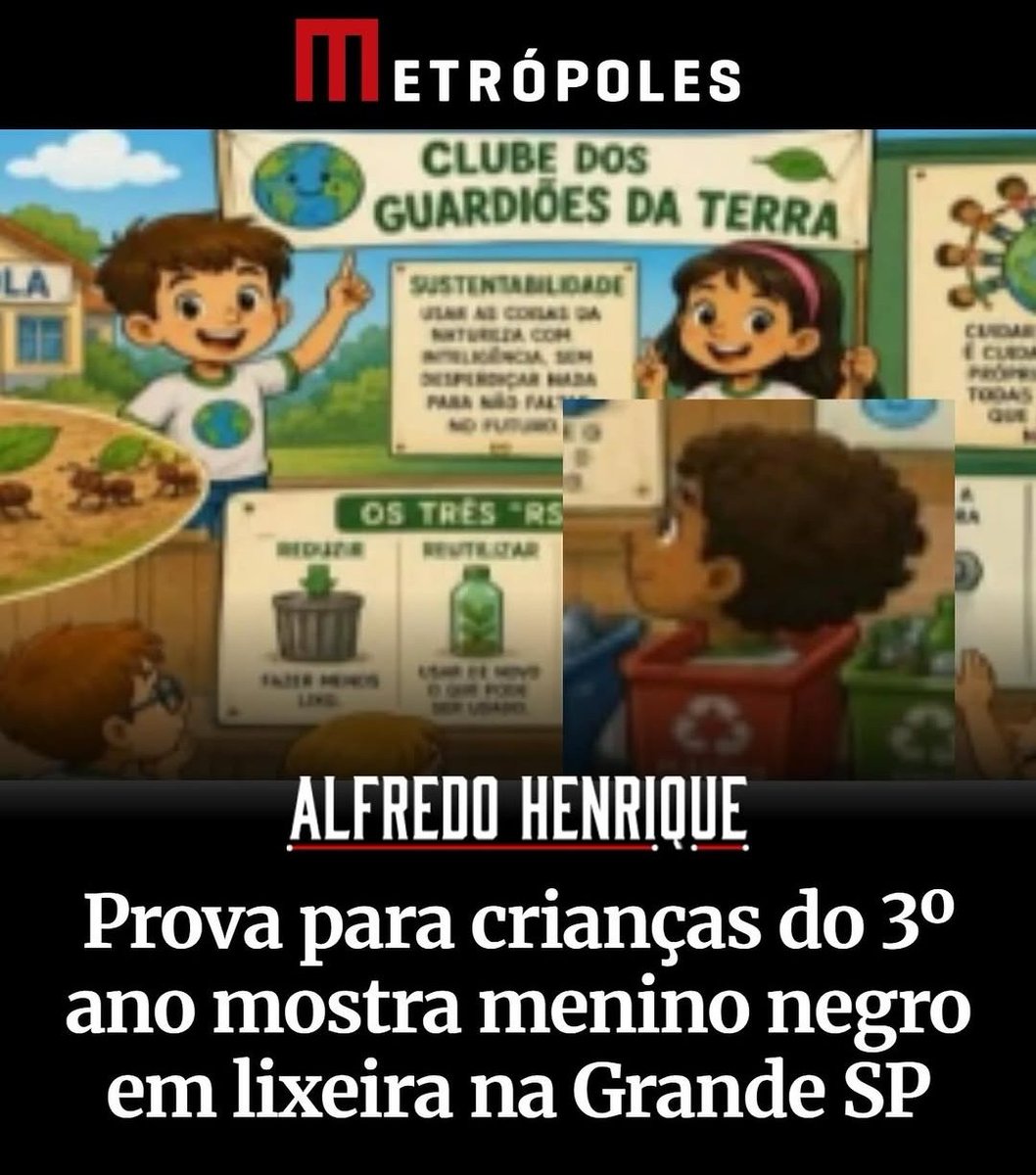 lucasnatpho's tweet photo. Isso aqui foi a cara do elitismo verde progressista, quase um ato falho. Só que o menino negro parece não representar apenas o recorte racial, mas também o social: as favelas e periferias abandonadas no esgoto sem saneamento enquanto os limpinhos discutem "racismo ambiental".

🖕 https://t.co/zoCtRCNJah