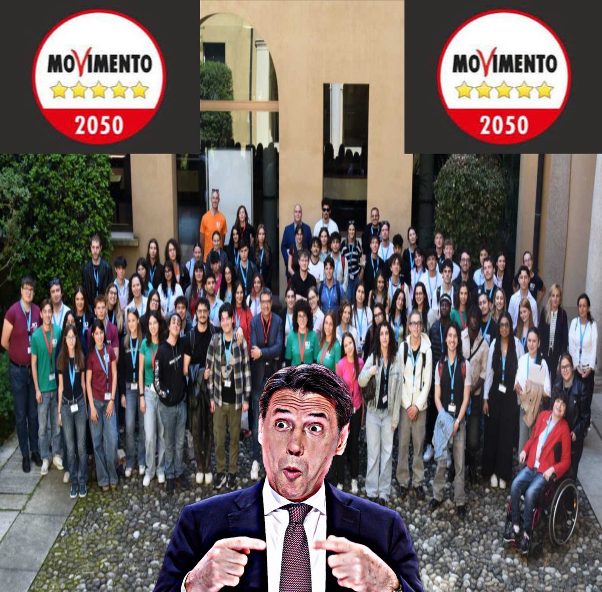 avila92796's tweet photo. Loro sono un gruppo di ragazzi che entro dicembre compiranno diciott'anni.
Vorrebbero chiedere al presidente Giuseppe Conte se per accedere al credito di 15.000 € c'è bisogno anche della tessera del Movimento 5 Stelle oppure se basta solo la Carta di Identità Elettronica. https://t.co/8tImXcmmkN