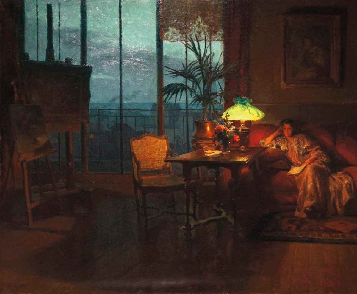 whistlingpetals's tweet photo. in love with how Marcel Rieder (french, 1862-1942) paints low lights https://t.co/ELFIsKg6FQ