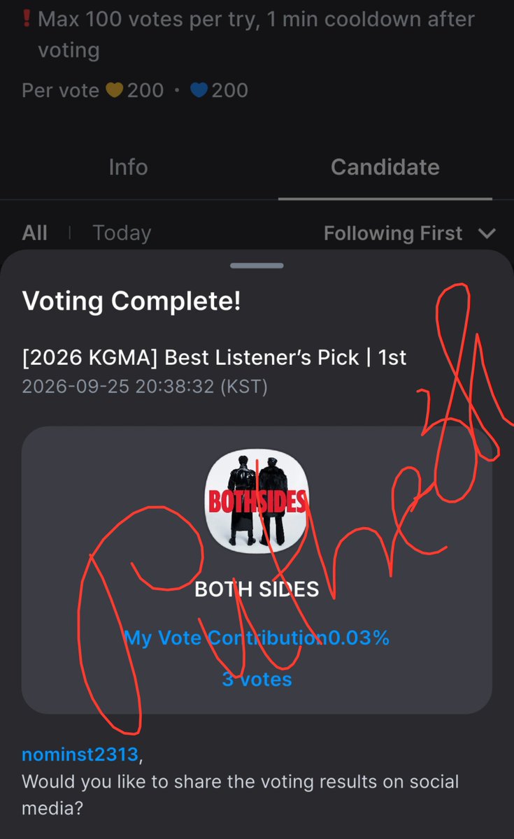 Puth371's tweet photo. Ga banyak tapi gapapa sudah berusaha 

Kgma award best listener's pick https://t.co/Ep9EEYeadZ