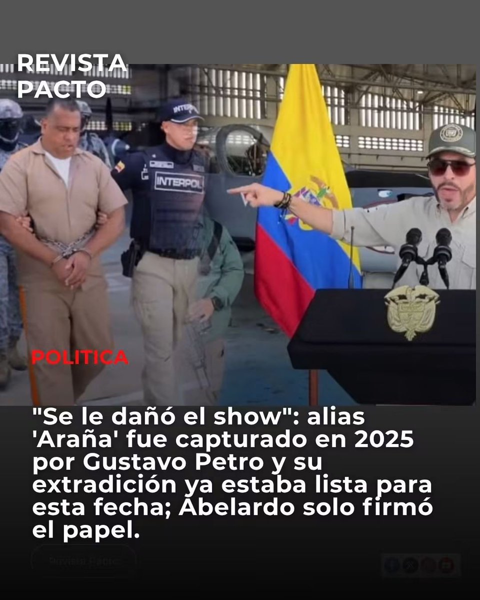 jorgeprotesta's tweet photo. Se les dañó el show, esa captura fue en el gobierno Petro y la extradición también. https://t.co/RKWV7MdJtC