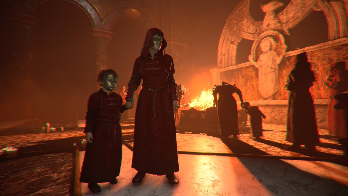 oU4mjy8Hq625529's tweet photo. 怪しい教団の儀式に参加👧👦
#APlagueTaleRequiem https://t.co/hKvTTcDUon