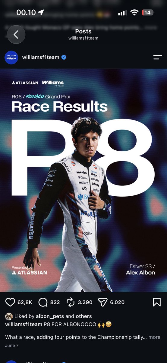 sainzveil's tweet photo. @WilliamsRacing MANA YG SEKARANGGGGGG biar genap itu 10 https://t.co/uxo9DJia8o