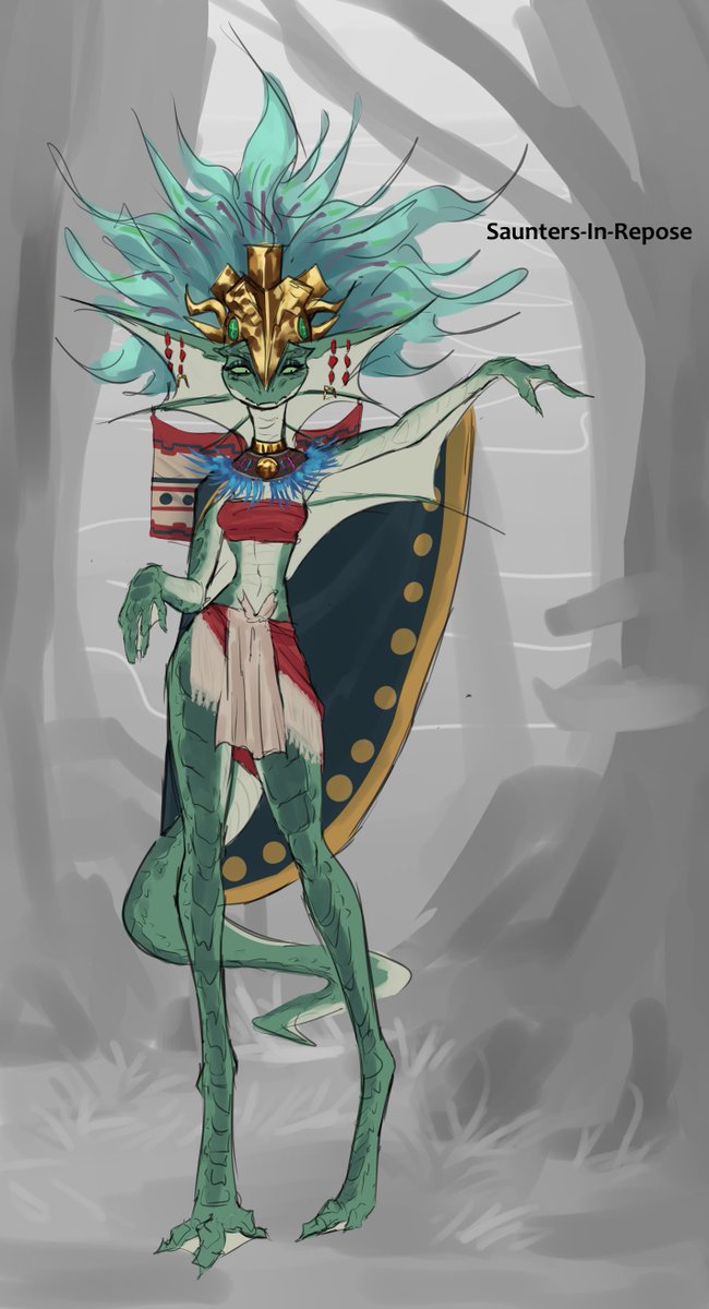 badasskobold's tweet photo. argonian root-herald https://t.co/u0LB3psjsj