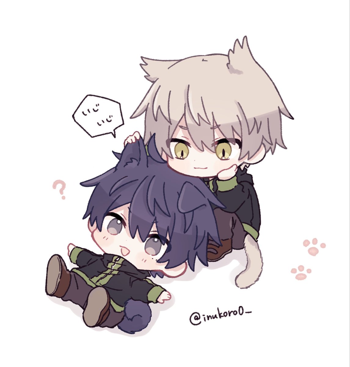 inukoro0_'s tweet photo. はぐしき🐾 https://t.co/da2zOXp0Ne