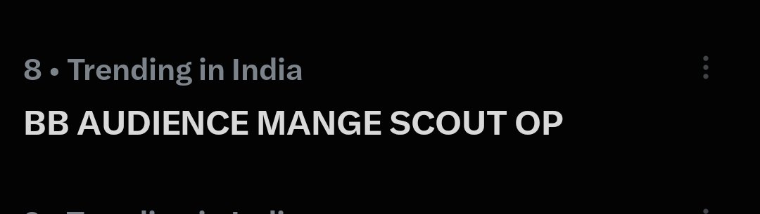 princemelendry's tweet photo. Now Trending on 8

BB AUDIENCE MANGE SCOUT OP

#ScoutOP #ScoutArmy #BiggBoss20 #BB20
#ScoutinBB 
@scouttanmay 
@KaashviH https://t.co/DmebGuSyDn